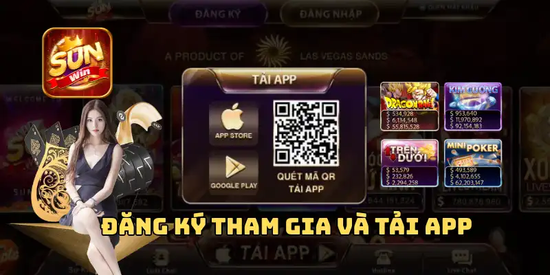 MÃ QR TẢI APP SUNWIN