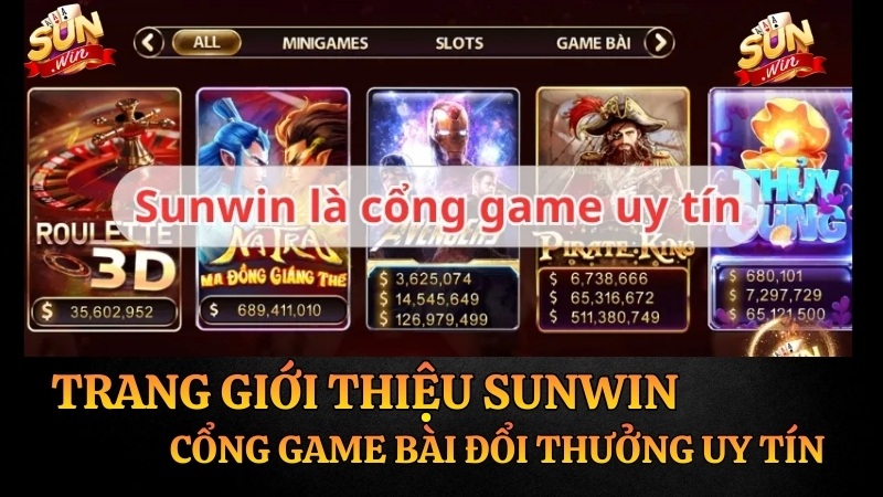 Giới Thiệu SUNWIN – Nền Tảng Giải Trí Trực Tuyến Uy Tín Châu Á